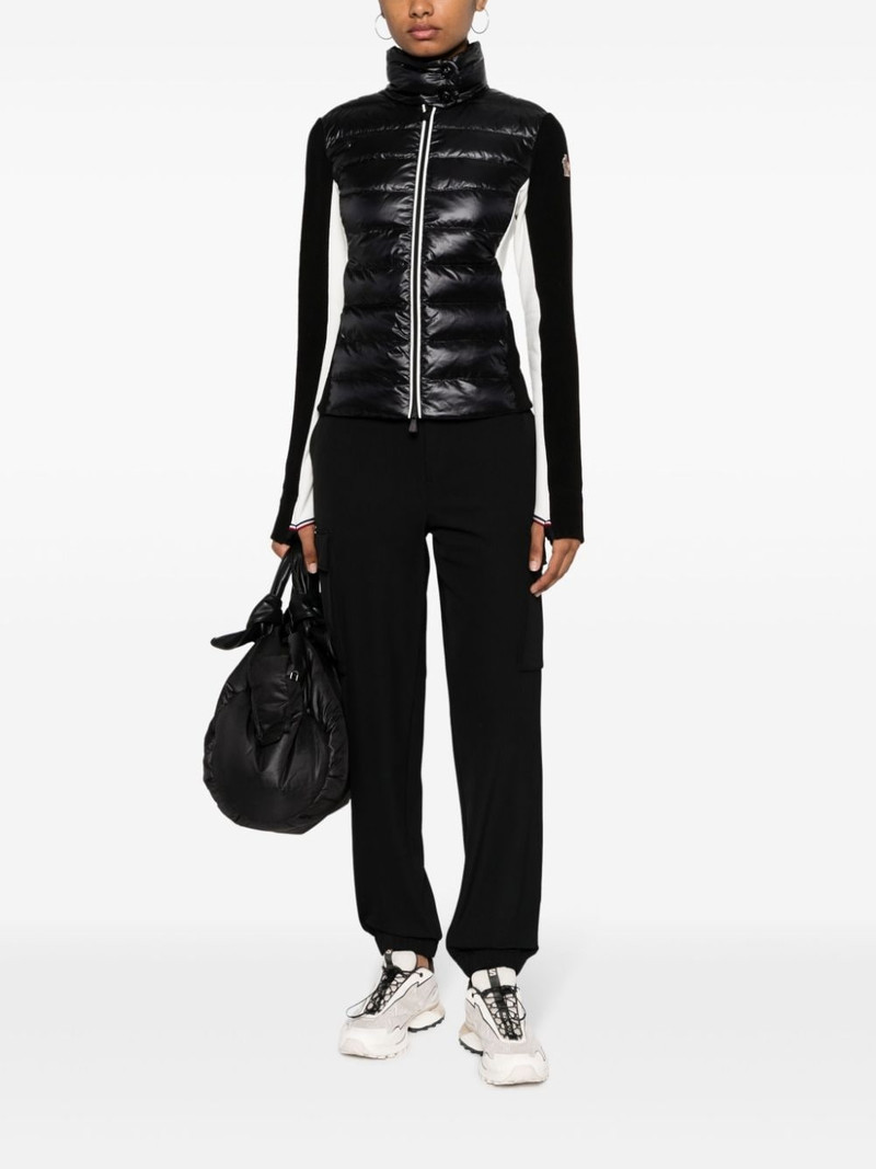 Moncler Grenoble fleece-panelled puffer jacket outlook