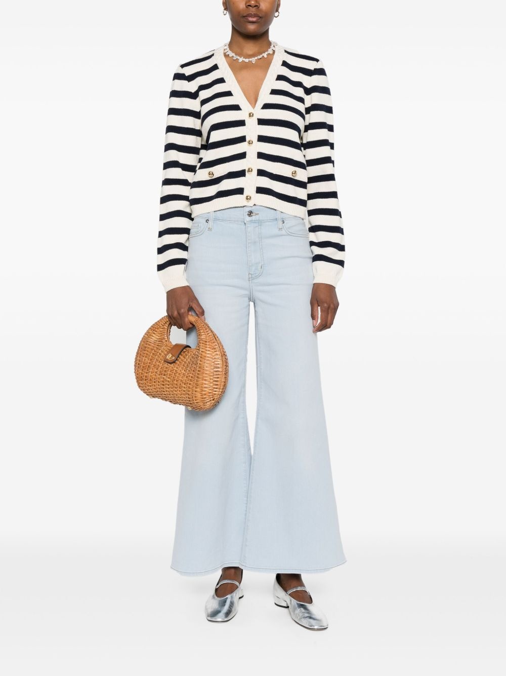striped cardigan - 2