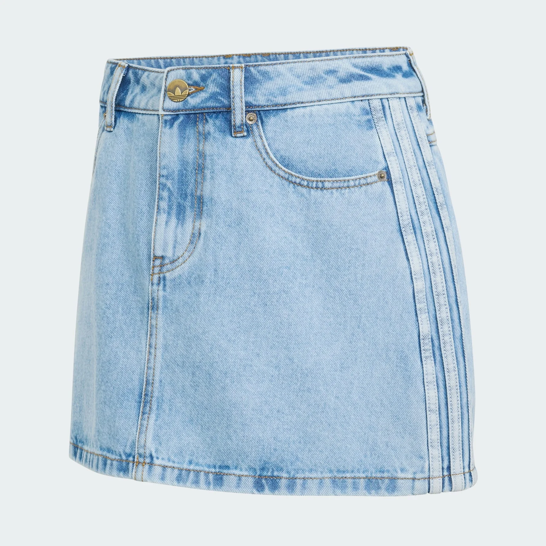 MID RISE DENIM SKIRT - 1