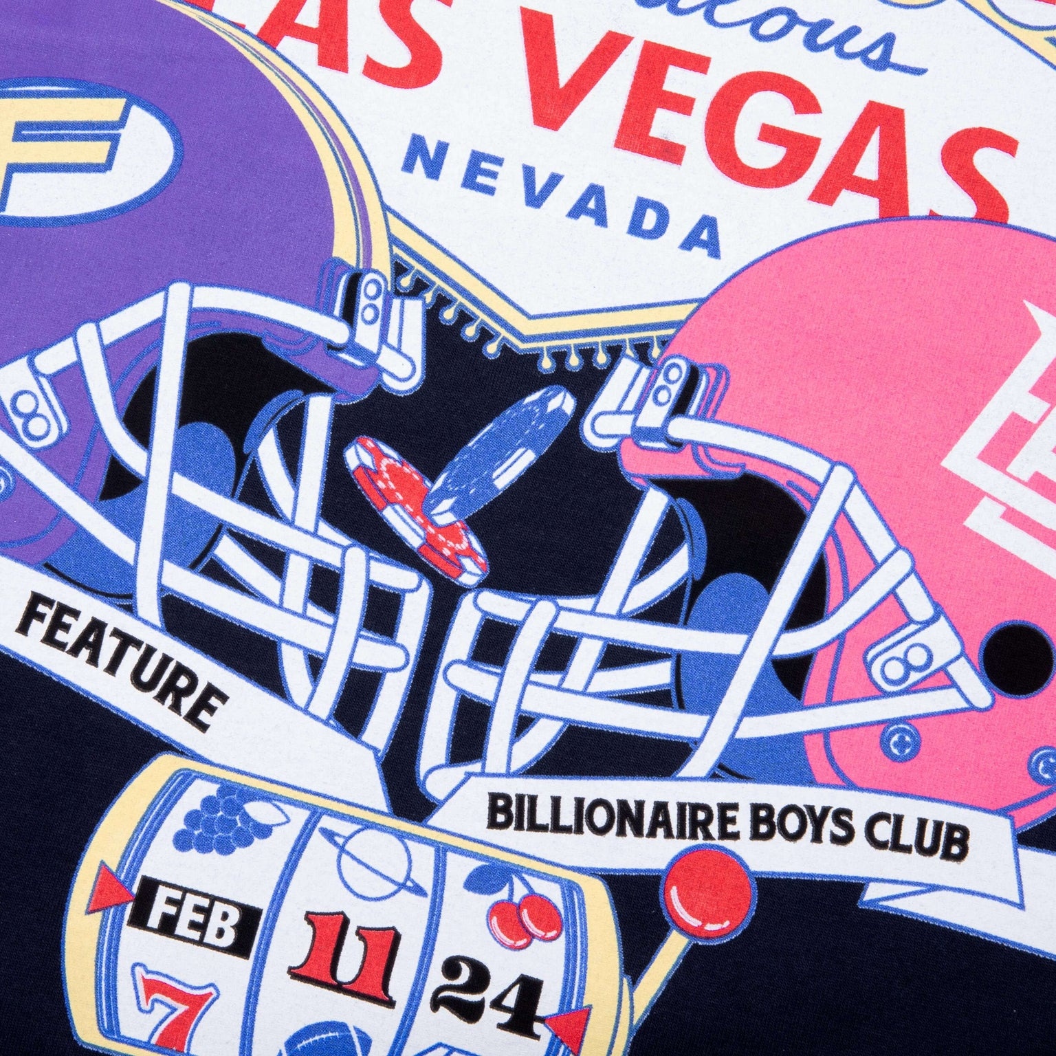 FEATURE X BILLIONAIRE BOYS CLUB VIVA SHORT SLEEVE TEE - NAVY - 4