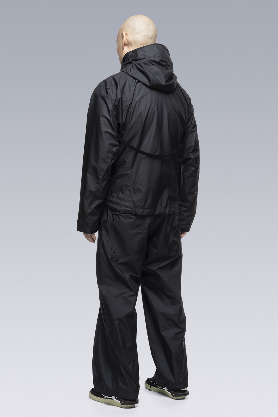 P45-GTPL 2L Gore-Tex Paclite Plus Single Pleat Trouser Black - 11