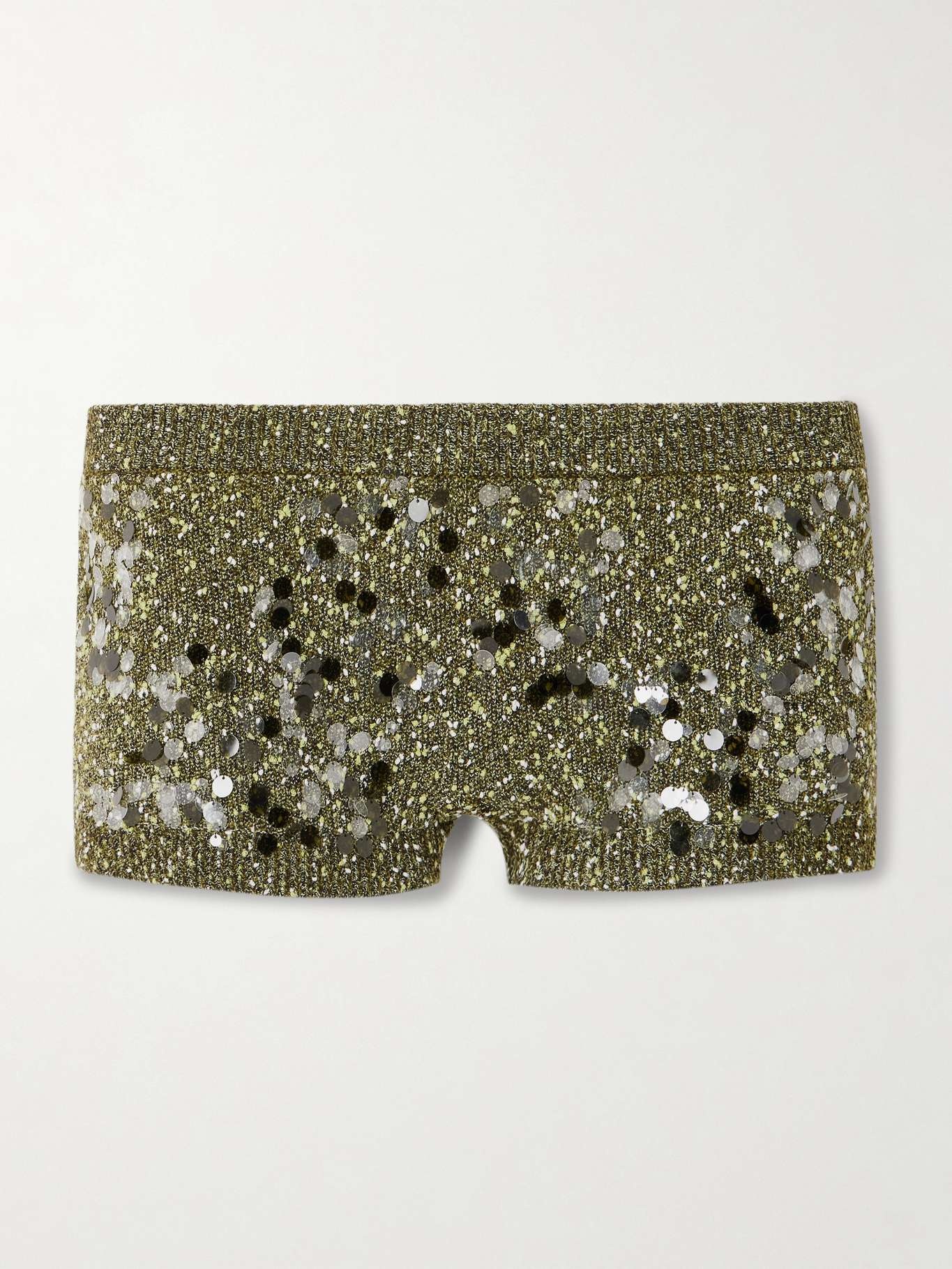 Sequined bouclé shorts - 1