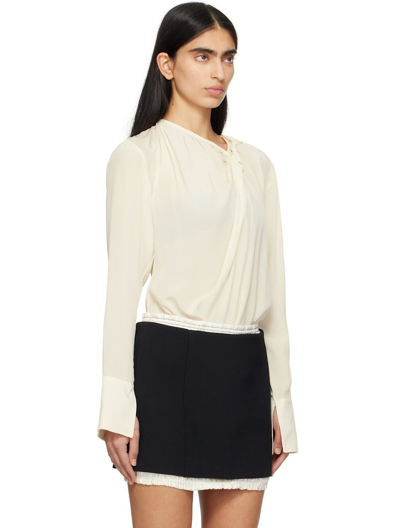 Off-White Twist Detail Scarf Blouse 2