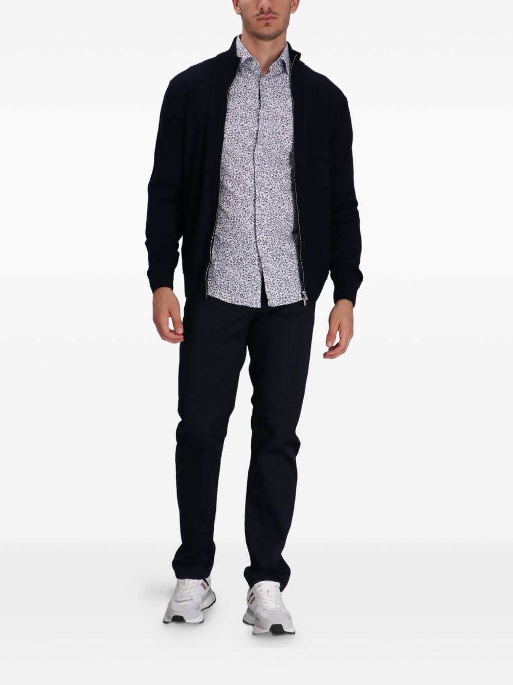 zip-up cardigan - 2