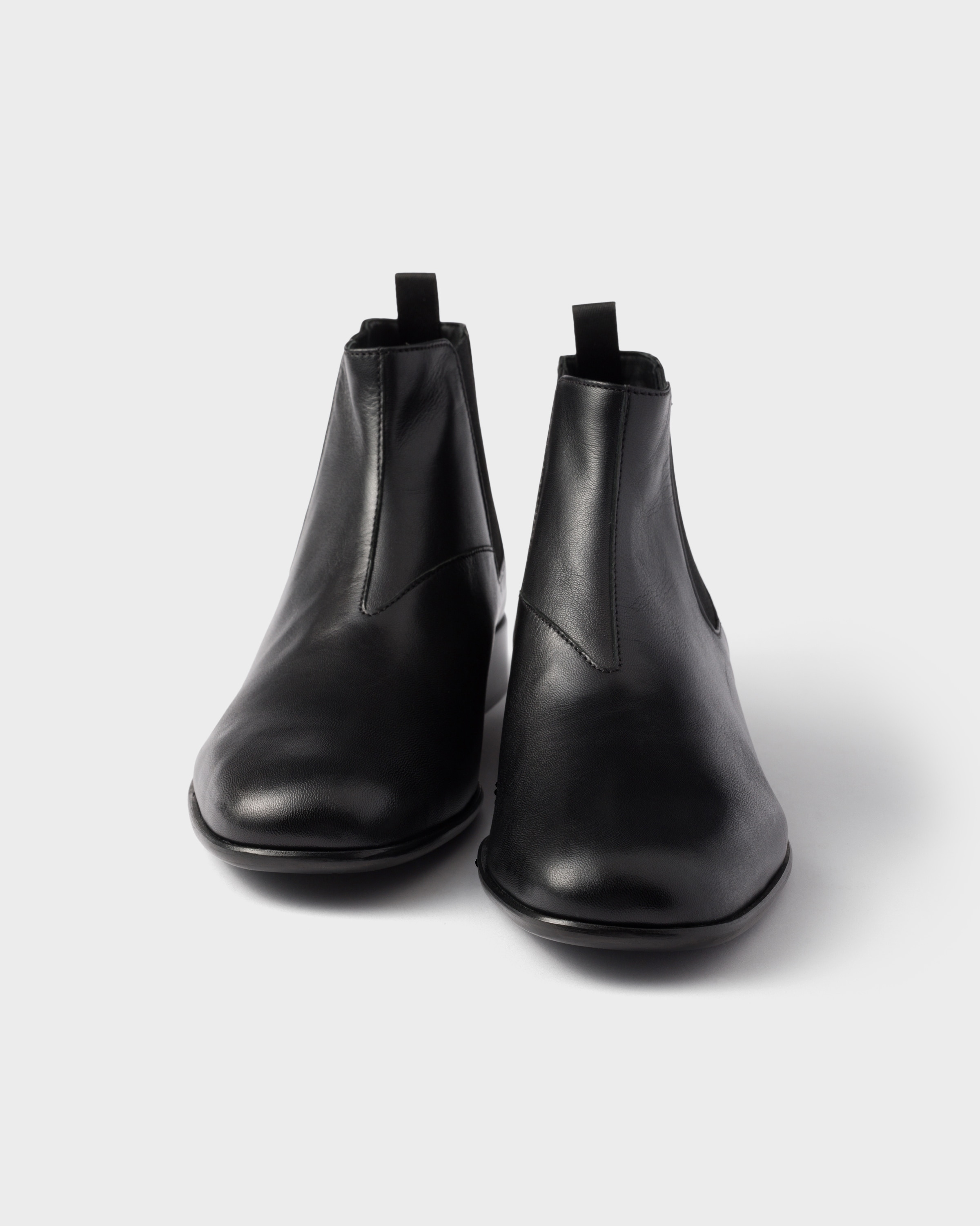 Leather booties - 5