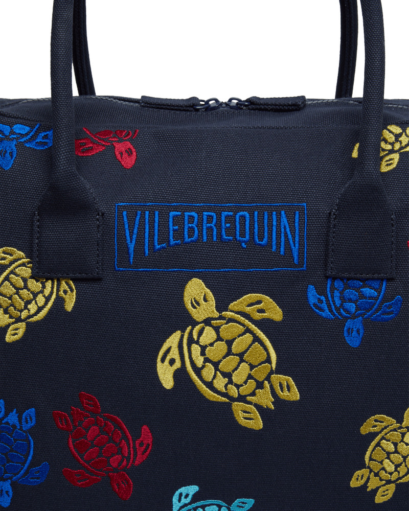 Bowling Canvas Bag Multicolor Turtles Dance 4