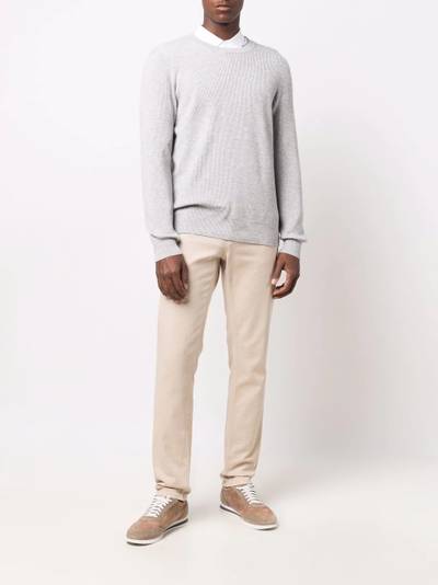 Brunello Cucinelli ribbed-knit cashmere jumper outlook