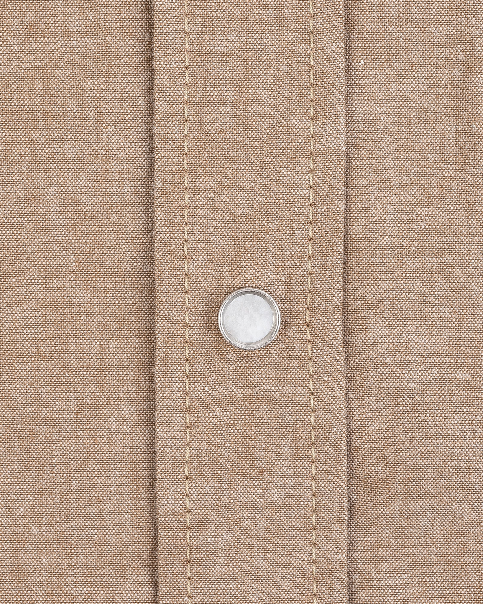 IHSH-315-KHA 10oz Selvedge Chambray Western Shirt - Khaki - 11