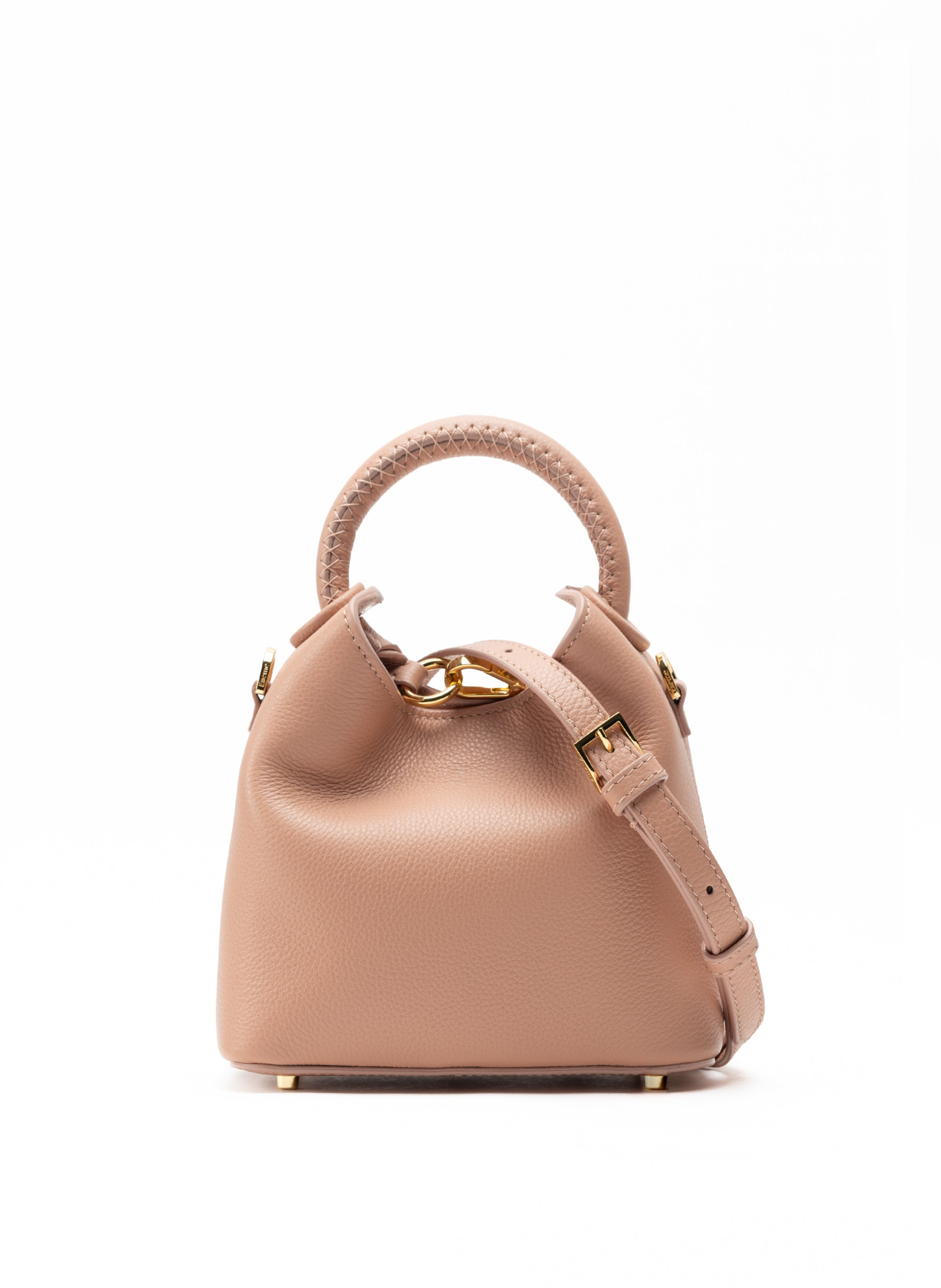 Madeleine Pebbled Leather Dust Pink - 4