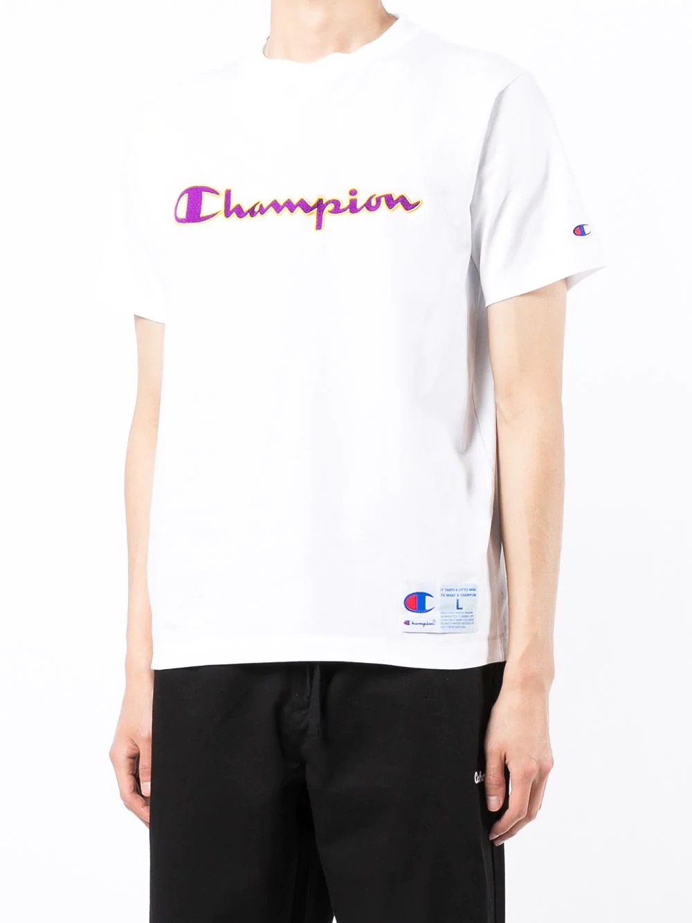 x Champion embroidered logo T-shirt - 3