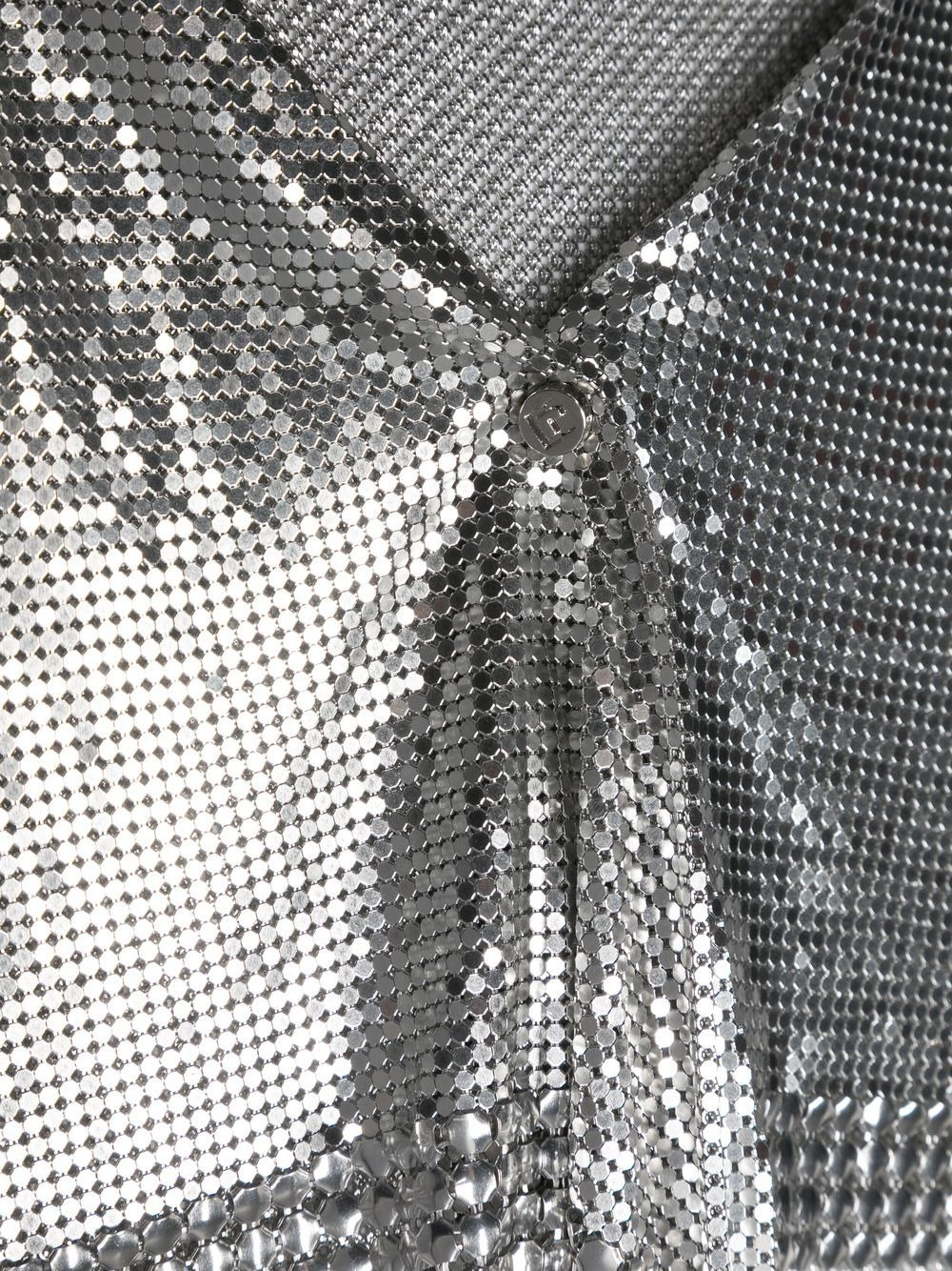 metallic chain-mail scarf - 2