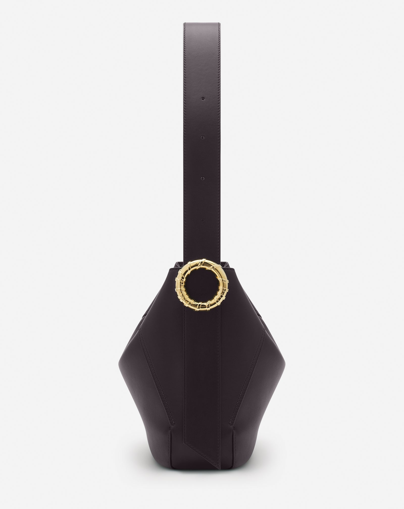 LEATHER MELODIE HOBO BAG - 3