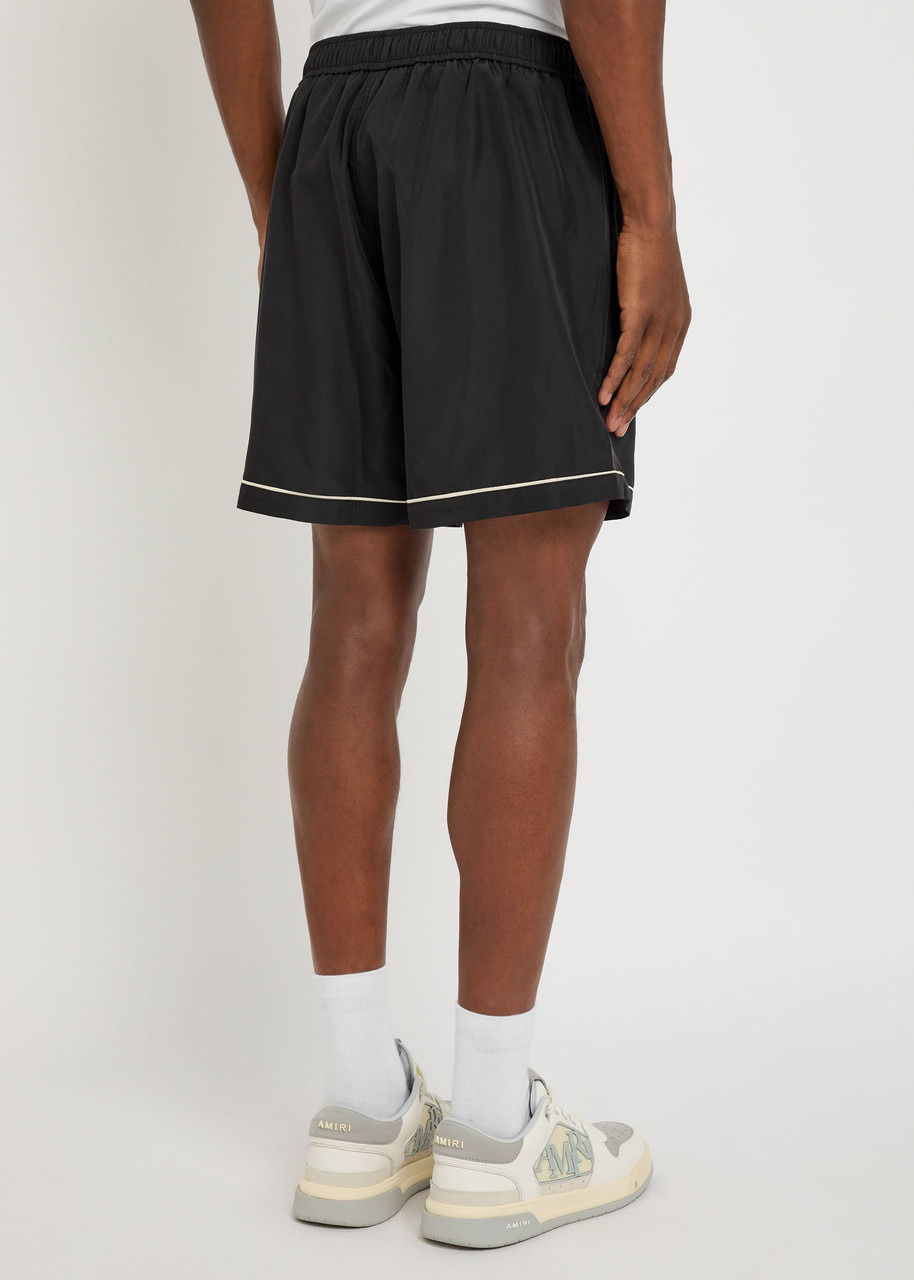 Amiri Club Amiri Embroidered Modal-blend Shorts - 3