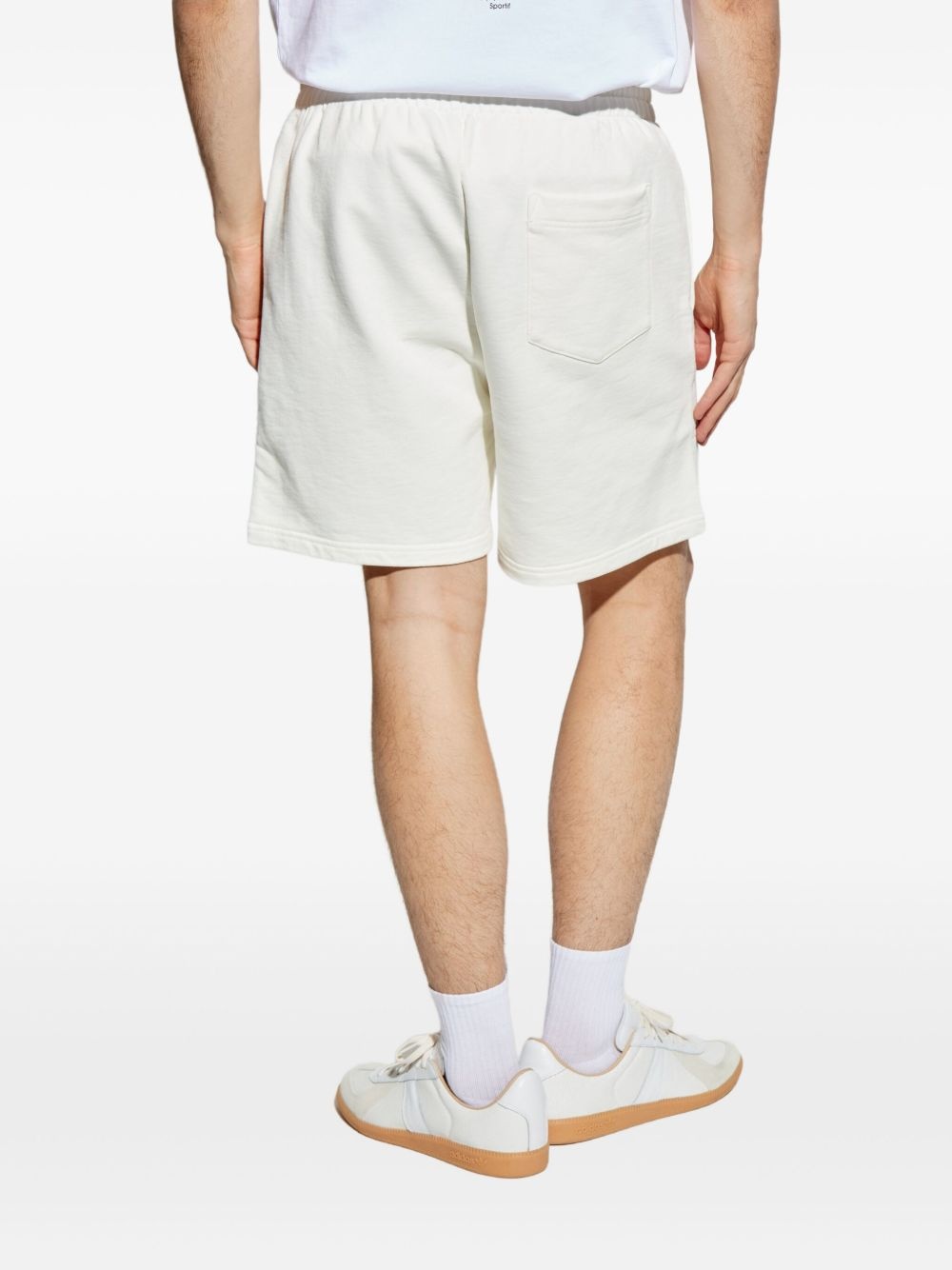 embroidered-logo shorts - 4