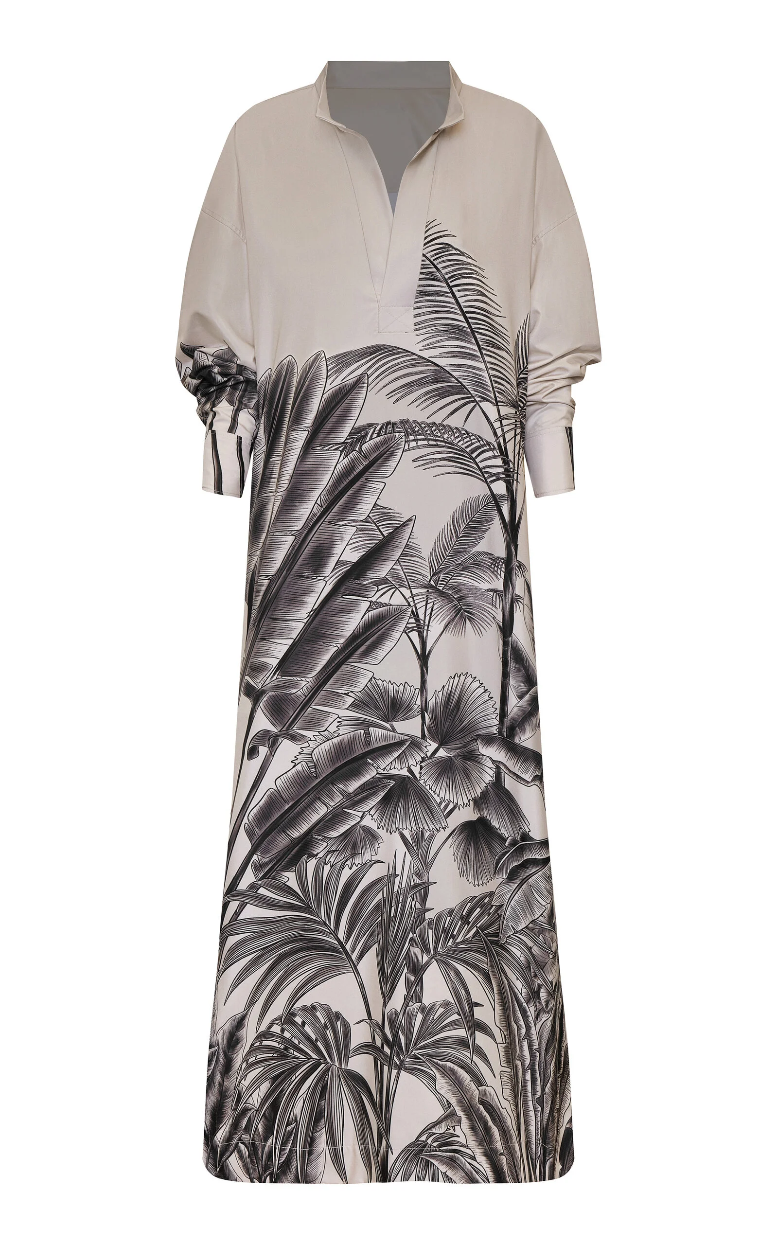 Montse Printed Cotton-Poplin Tunic print - 1