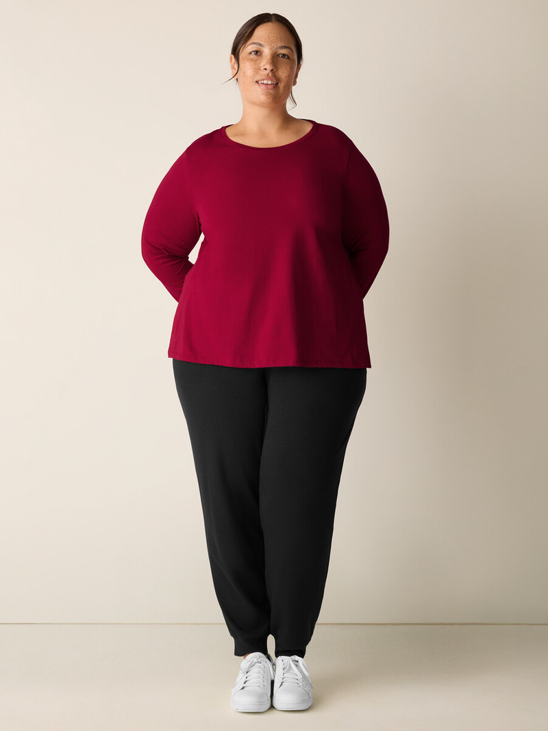 Organic Pima Cotton Jersey Long-Sleeve Tee 6