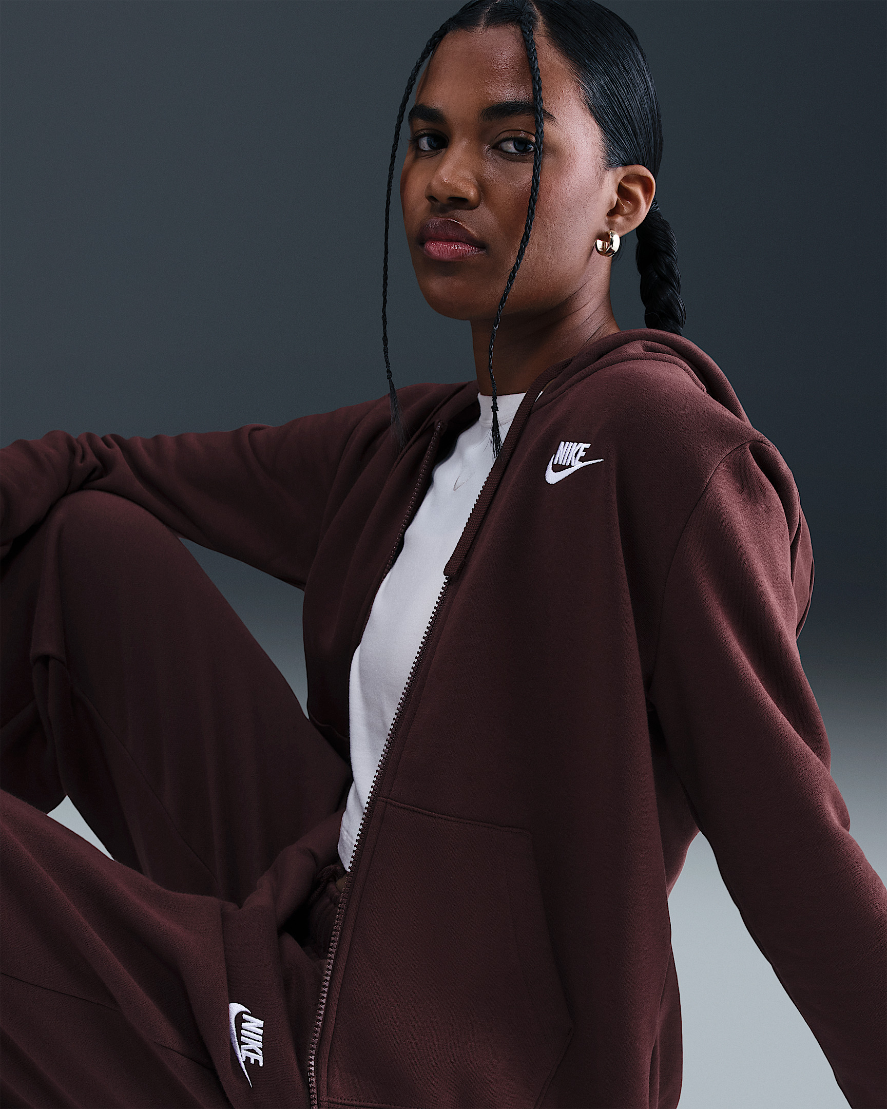 Nike Sportswear Club Fleece Women's Full-Zip Hoodie - 3