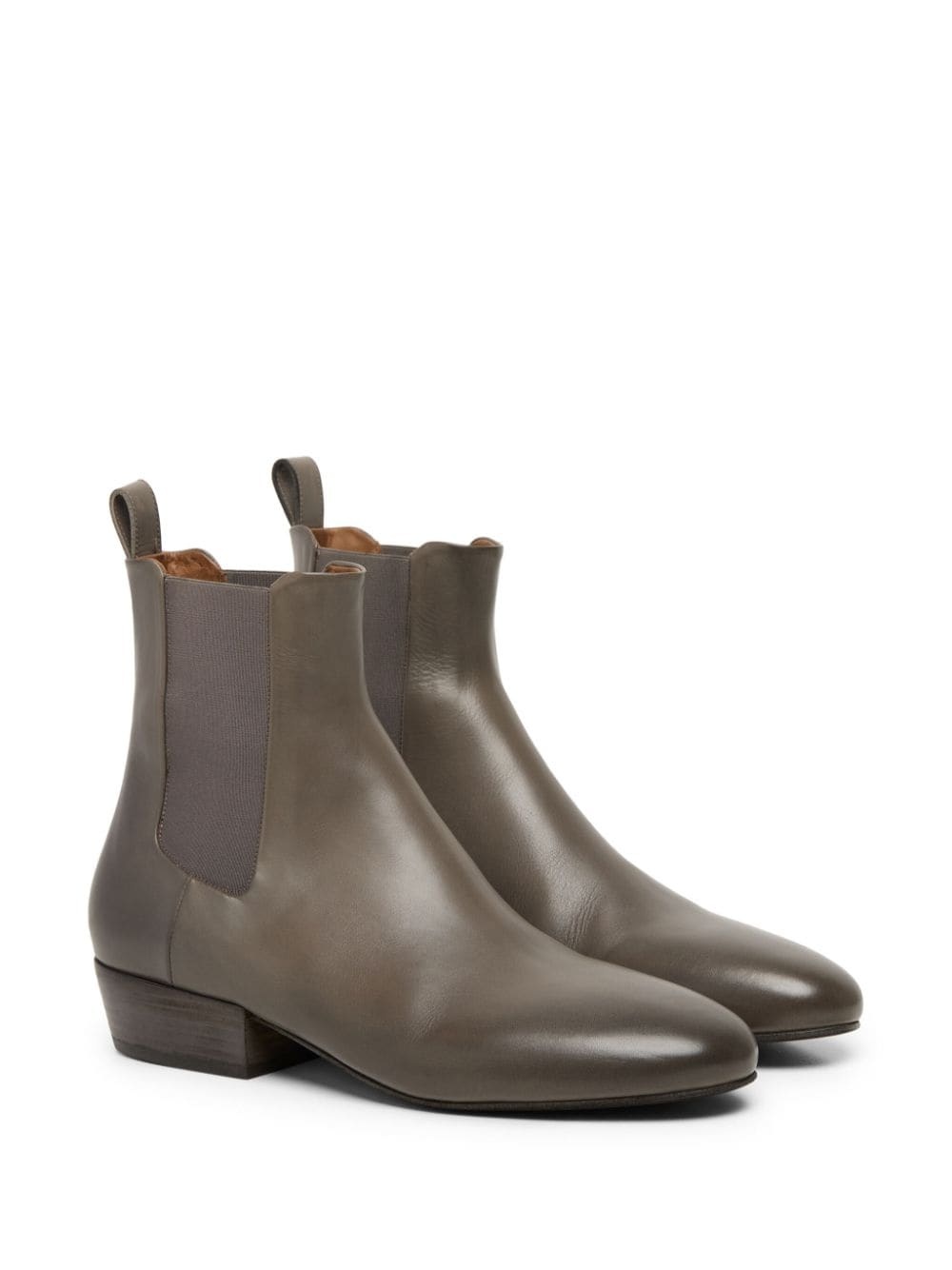 almond-toe leather Chelsea Boots - 2