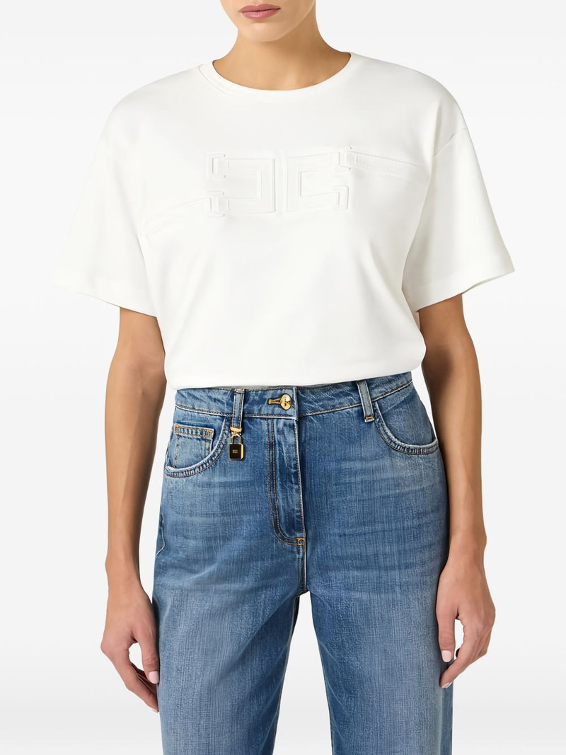 embossed-logo T-shirt 4