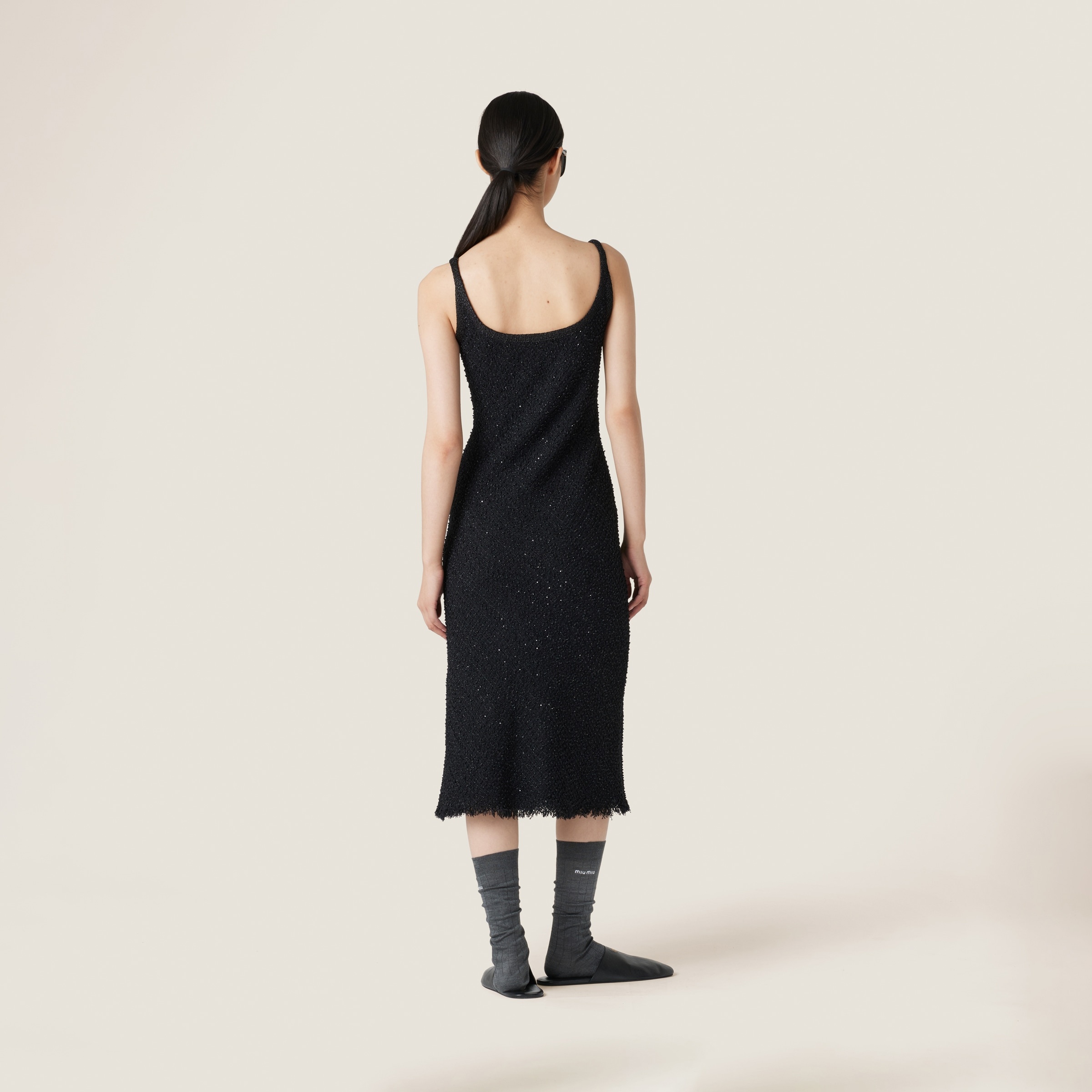 Lamé bouclé dress - 3