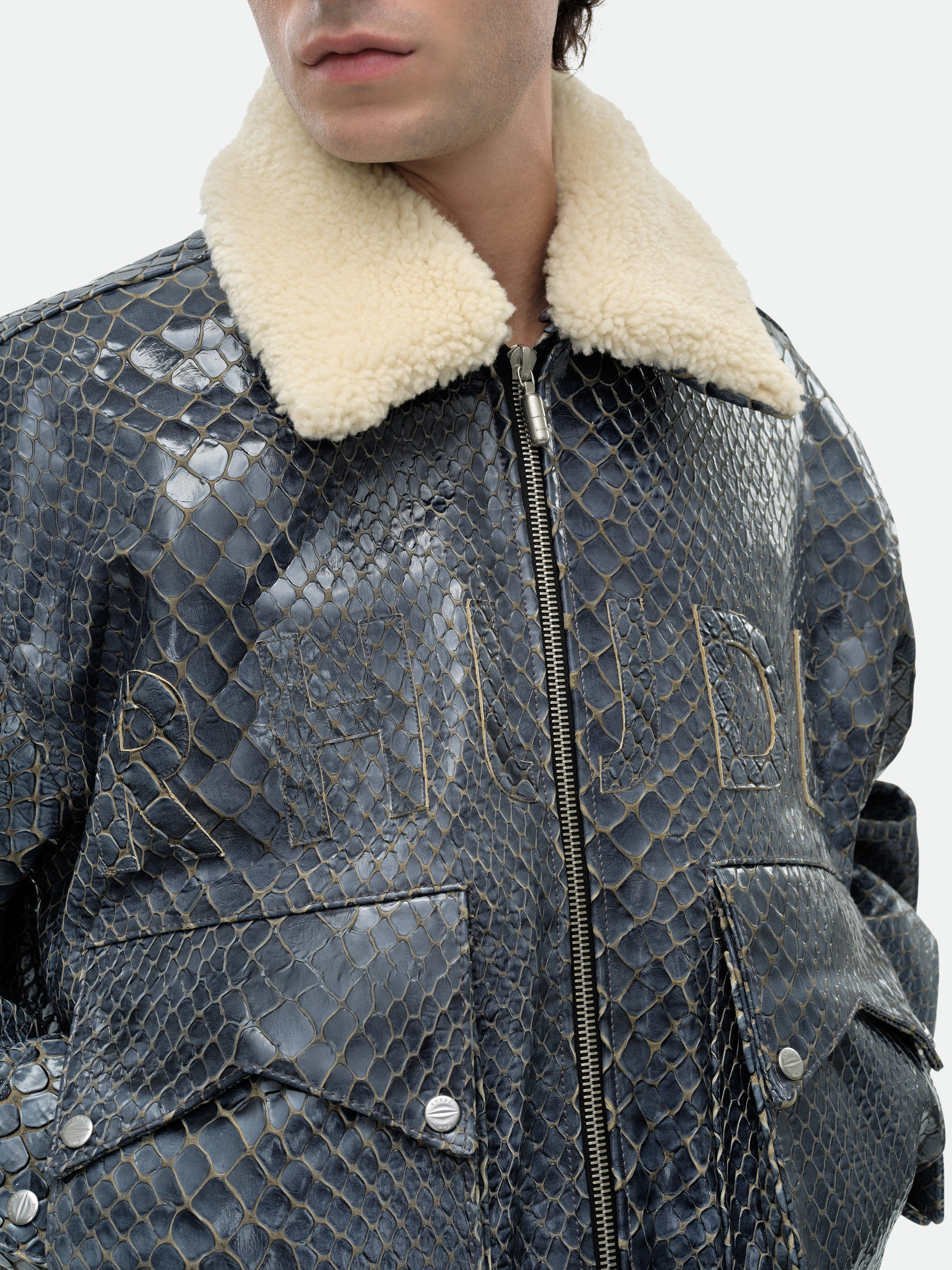 BLUE CROCODILE PILOT JACKET - 14