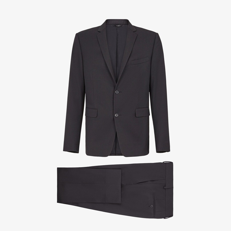 Black wool suit 1