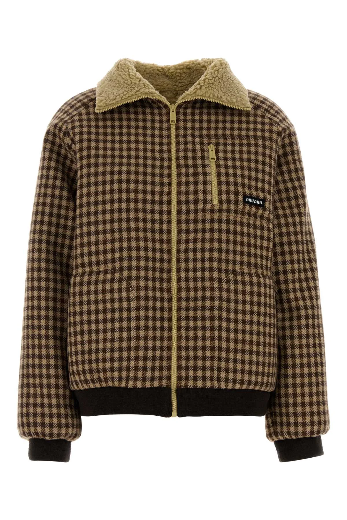 Miu Miu Women Embroidered Wool Jacket - 1