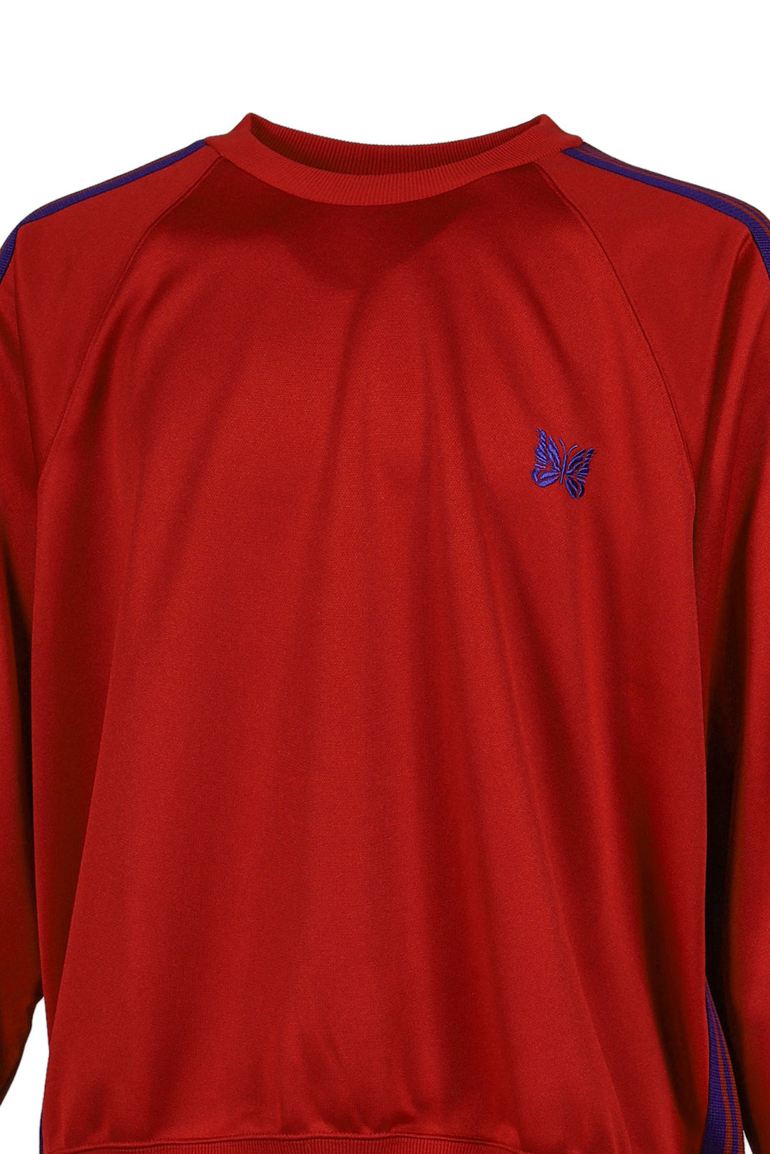 TRACK CREW NECK SHIRT - POLY SMOOTH / RED - 8