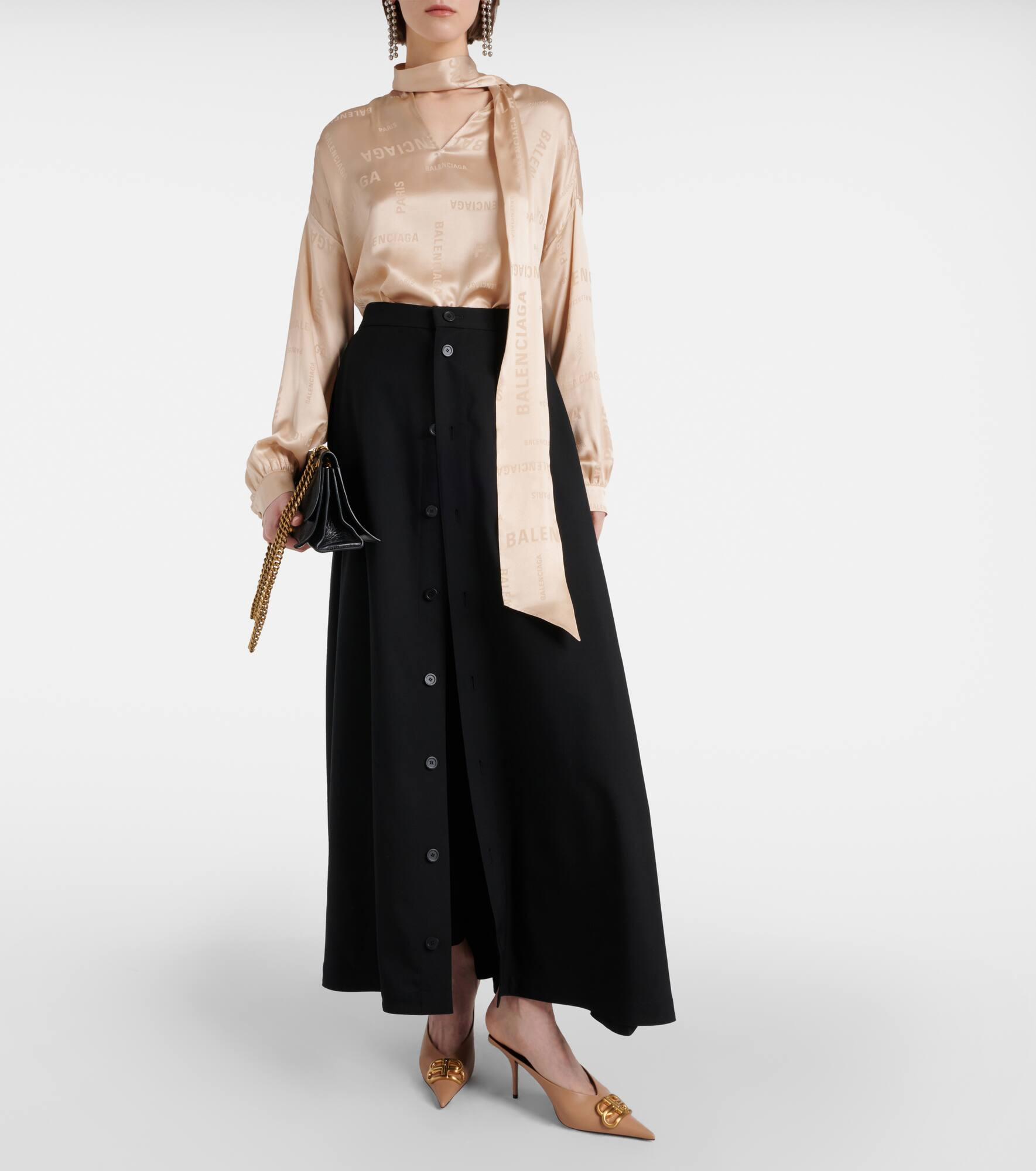 Wool maxi skirt - 2