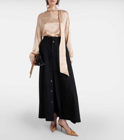 BALENCIAGA Wool maxi skirt outlook