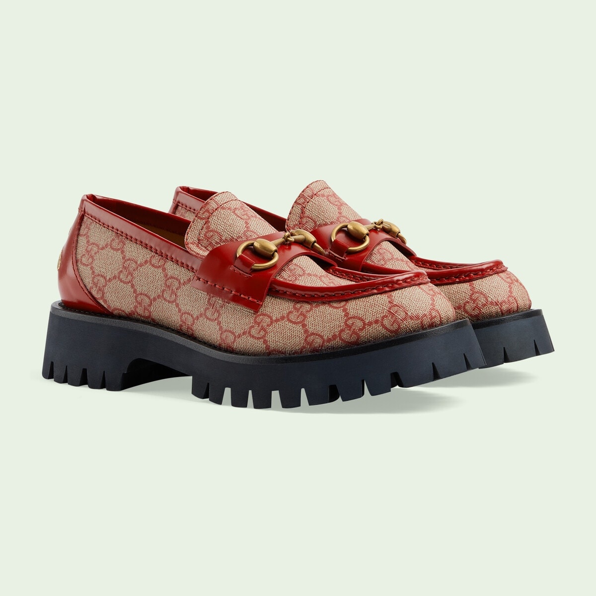 Women's GG lug sole loafer - 2