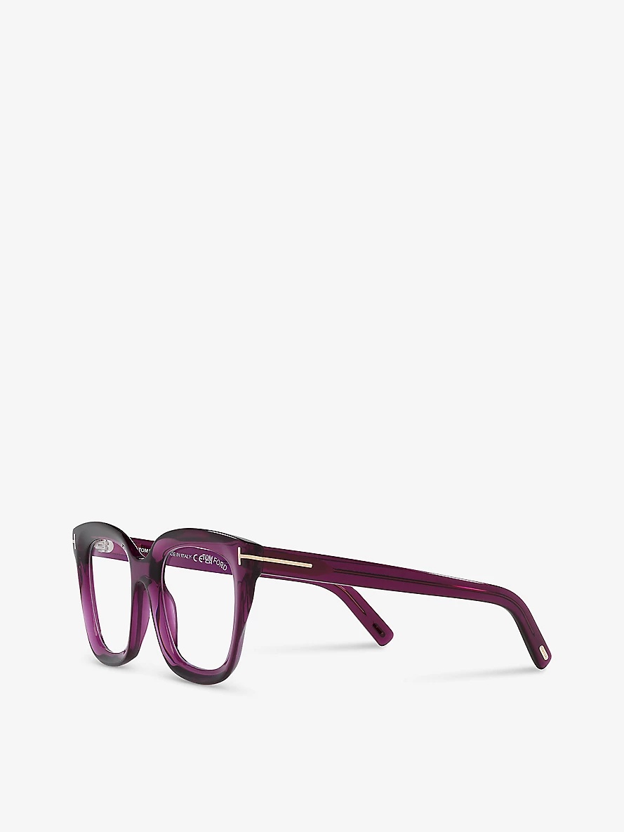 TR001663 FT5880-B square-frame acetate glasses - 3