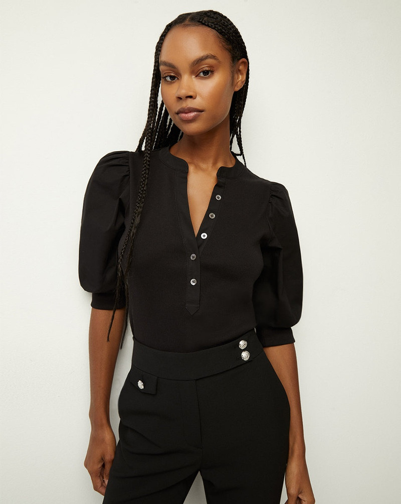 VERONICA BEARD CORALEE PUFF-SLEEVE TEE outlook