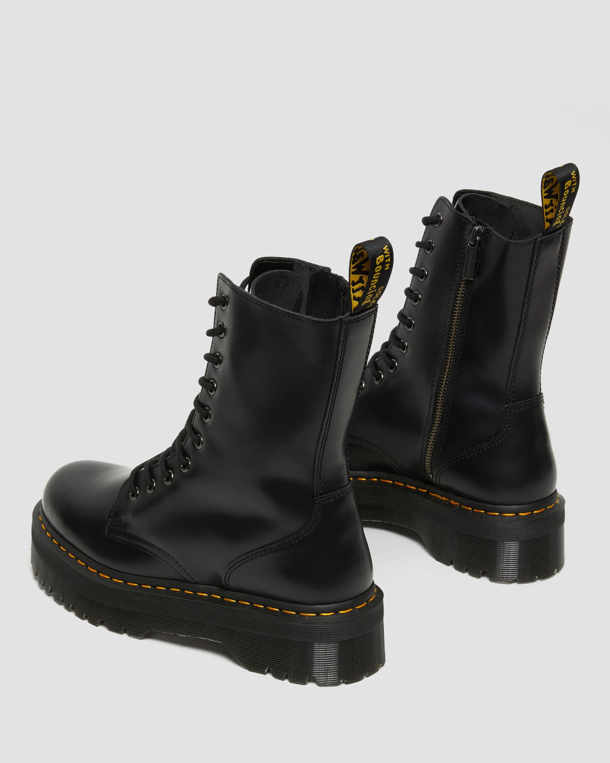 Jadon Hi Boot Smooth Leather Platforms - 6