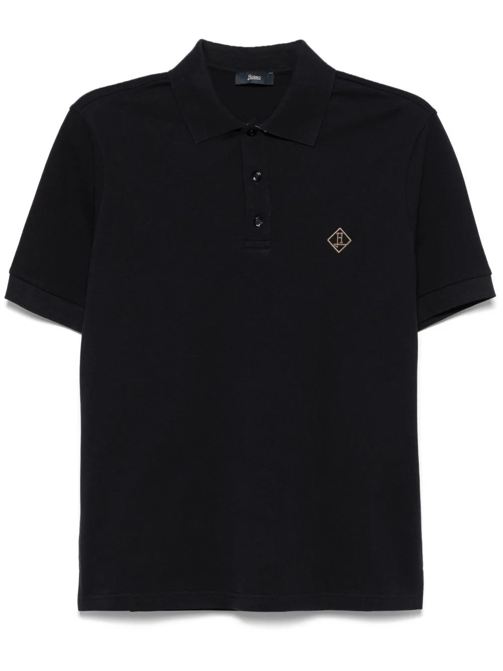Logo cotton polo shirt - 1