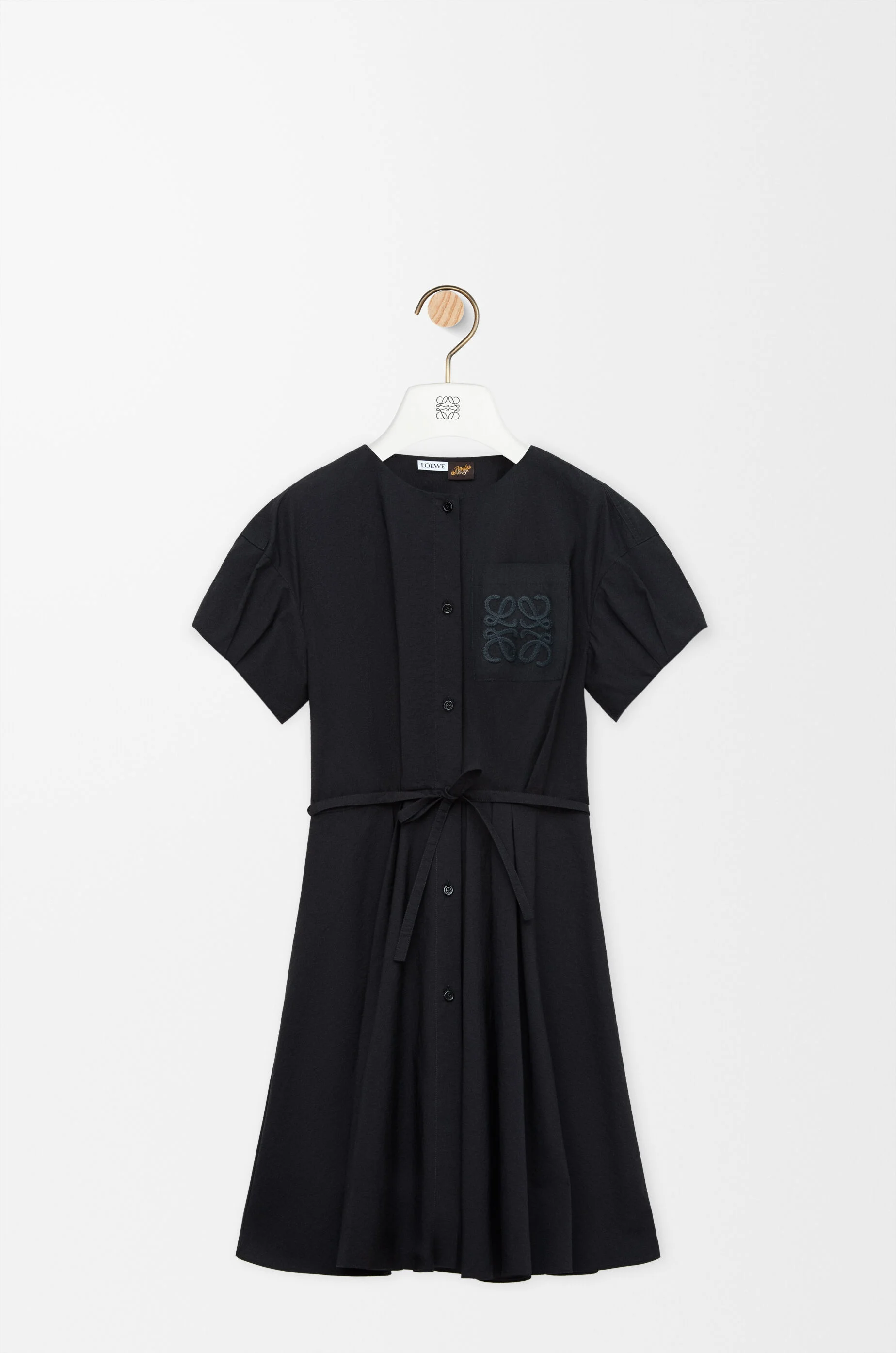 Shirt dress in cotton blend - 1