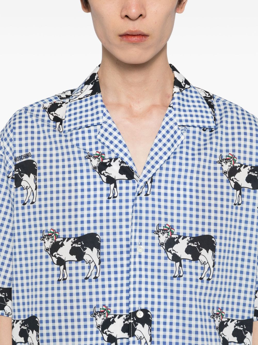 cow-printed shirt - 5
