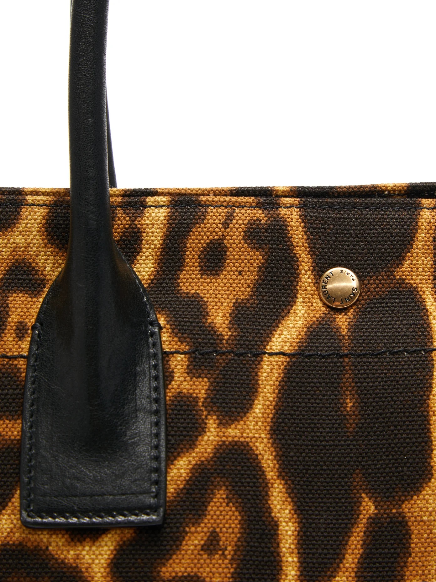 Leopard-print canvas tote bag - 6