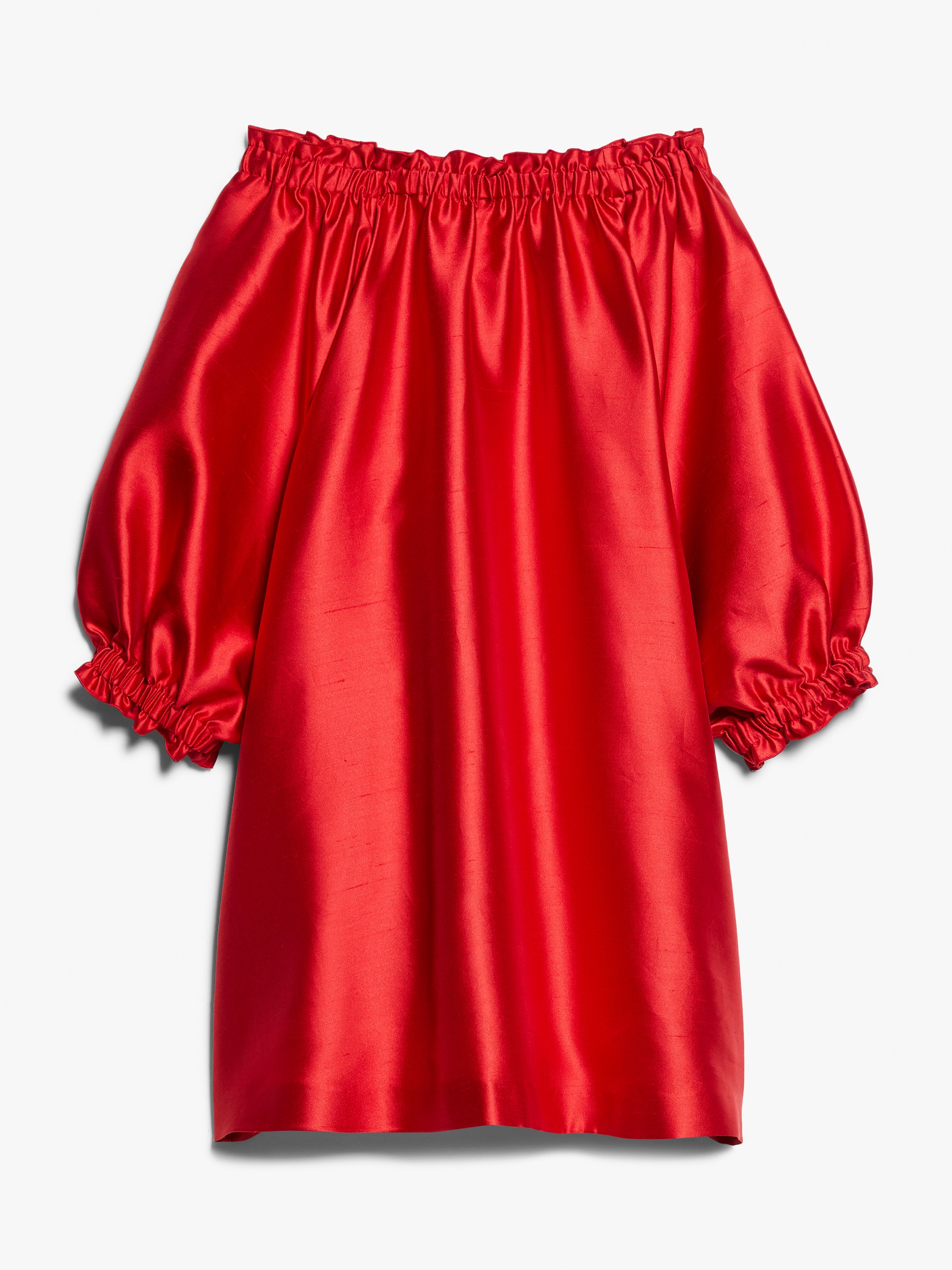 LEPRE Short dress in silk-blend shantung - 1
