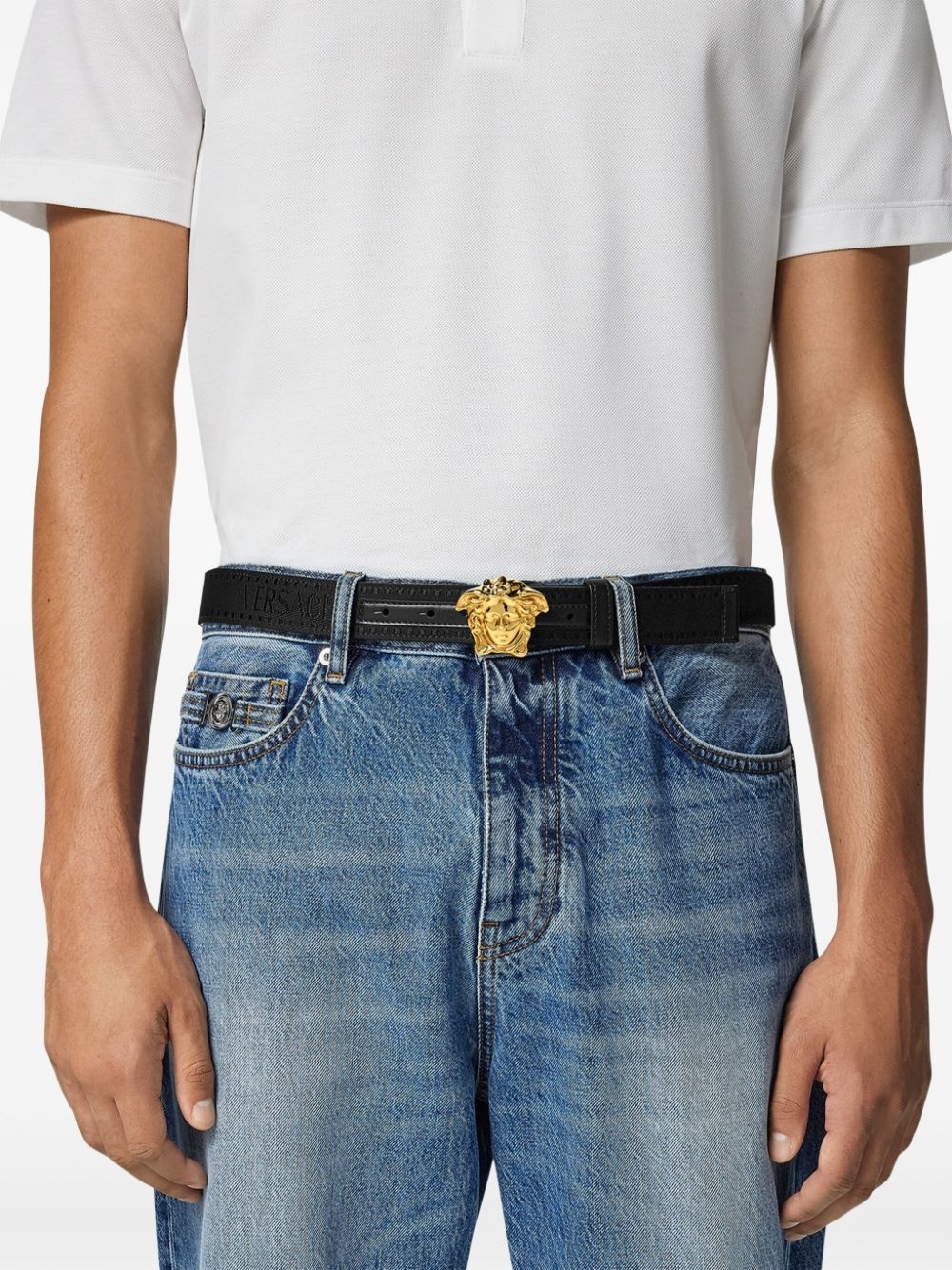 La Medusa leather belt - 3