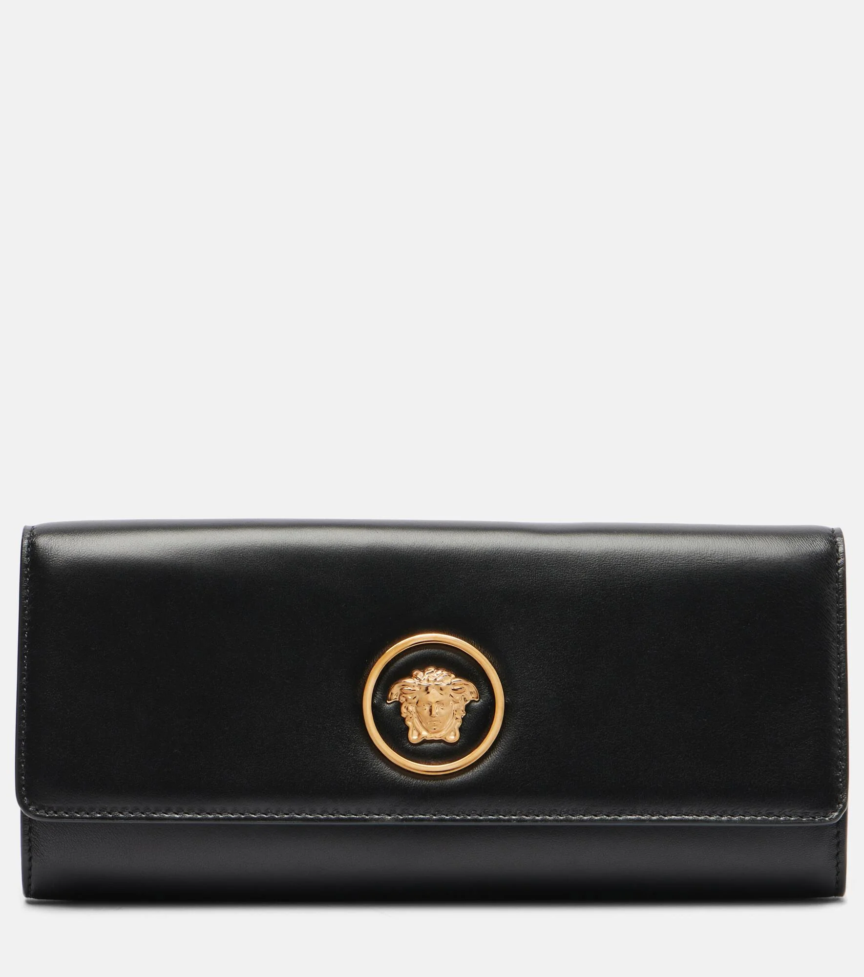 La Medusa leather clutch - 1