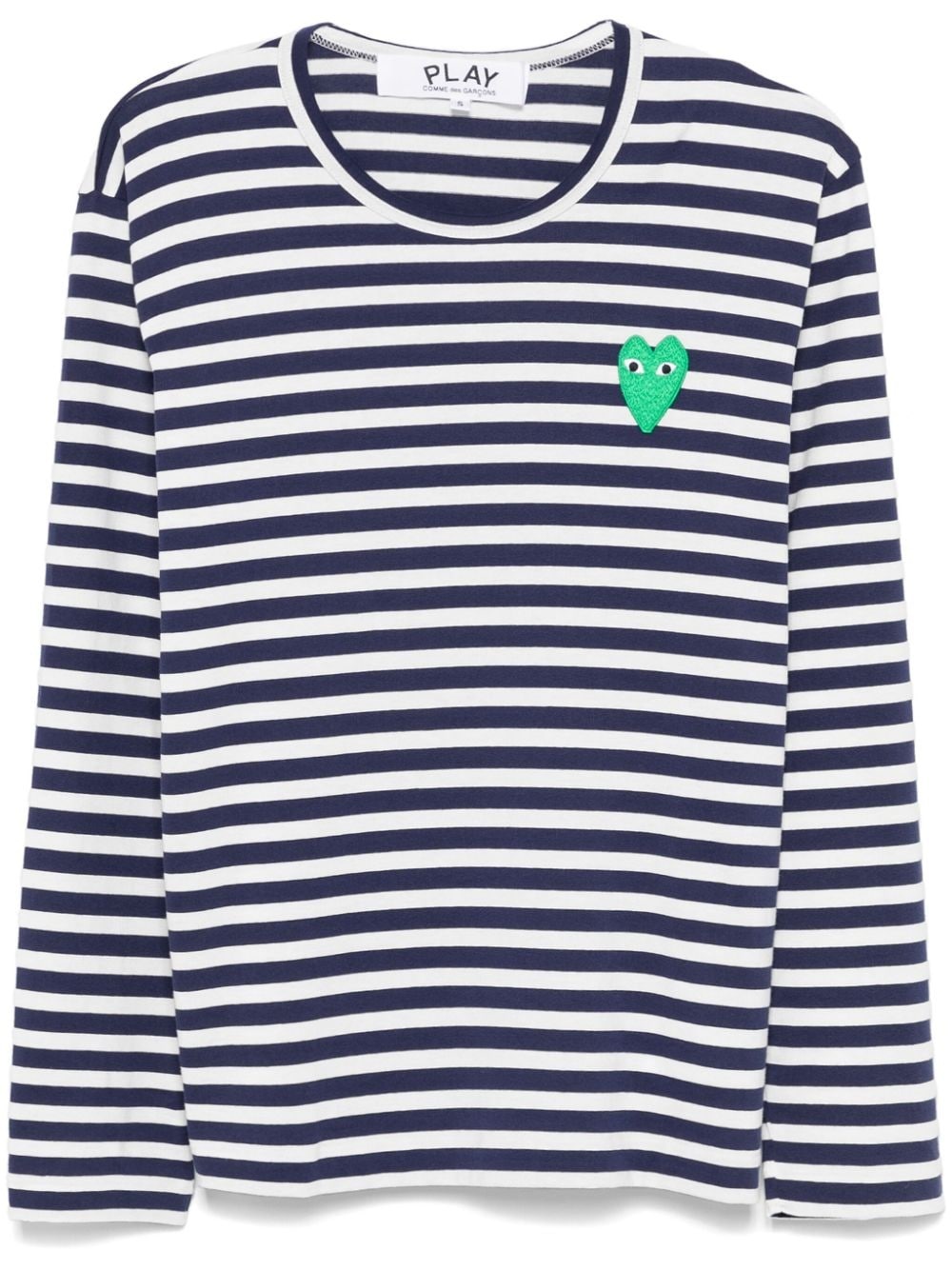 heart-patch T-shirt - 1