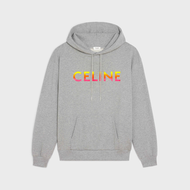 LOOSE CELINE HOODIE IN COTTON FLEECE 1