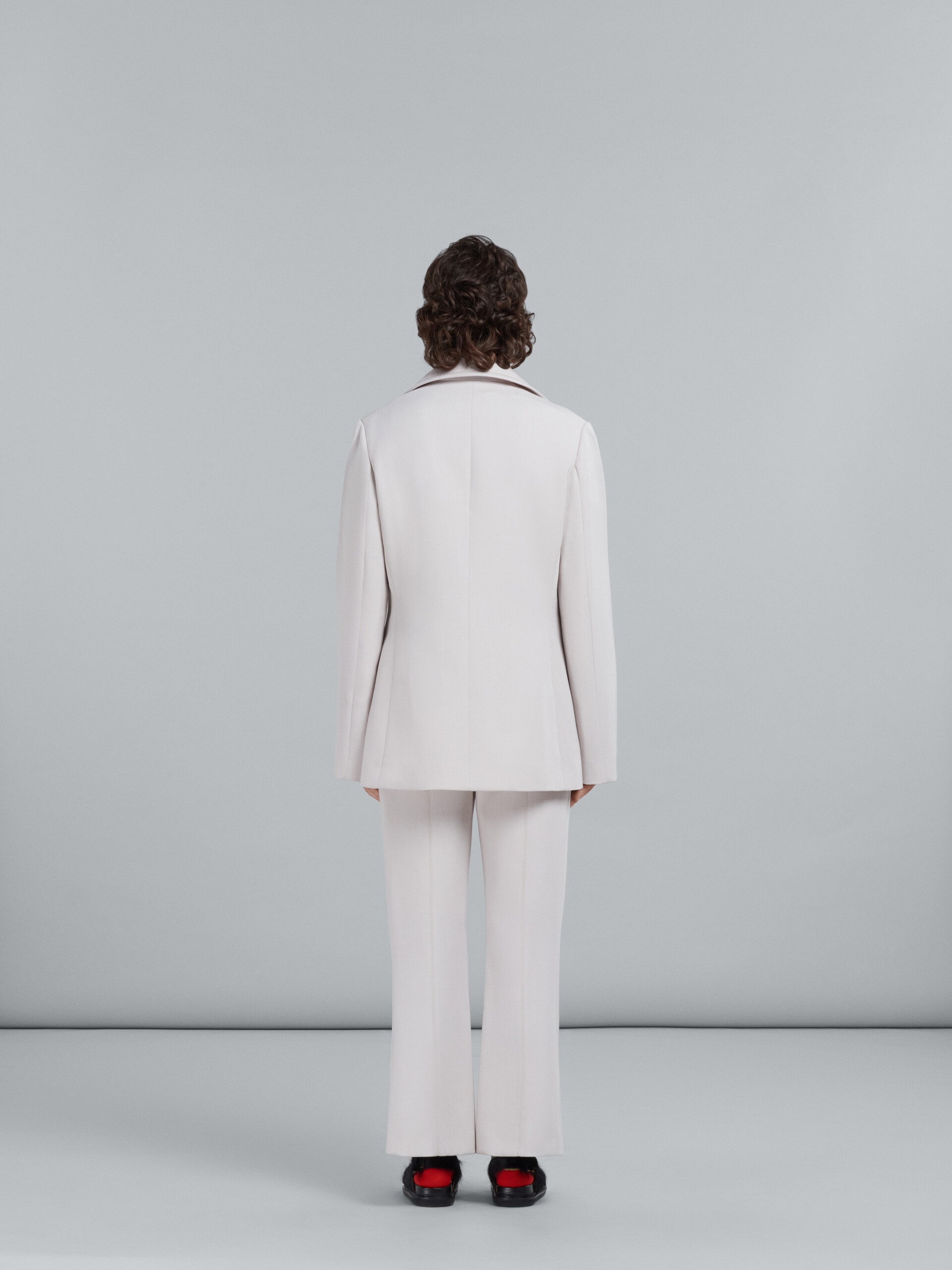 WHITE CAVALRY WOOL-BLEND JACKET - 3