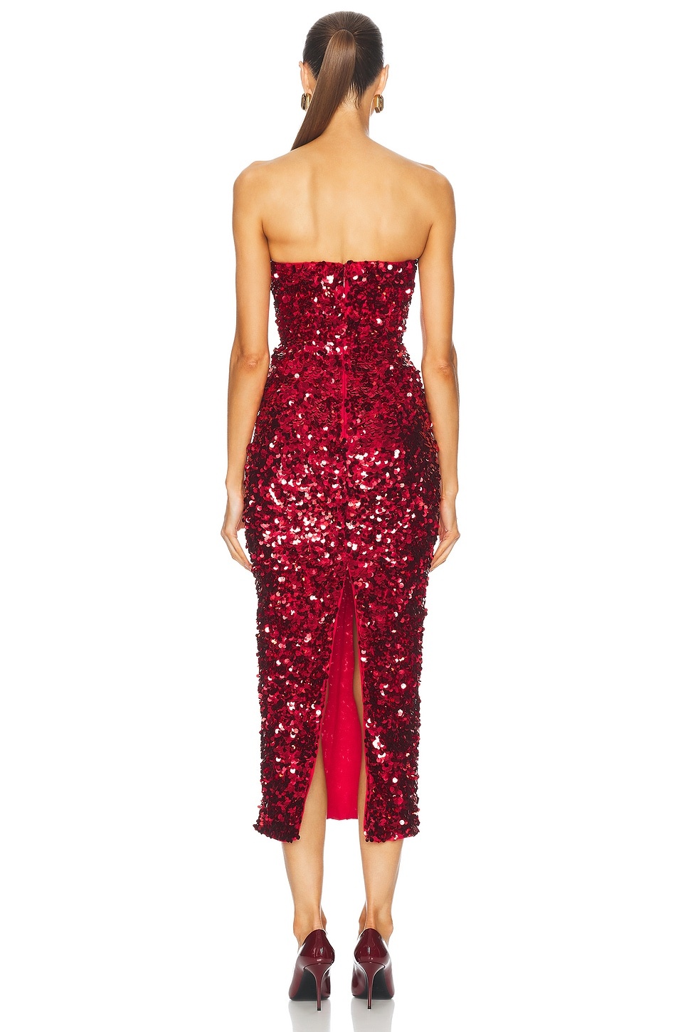 3D Sequin Midi Dress - 3