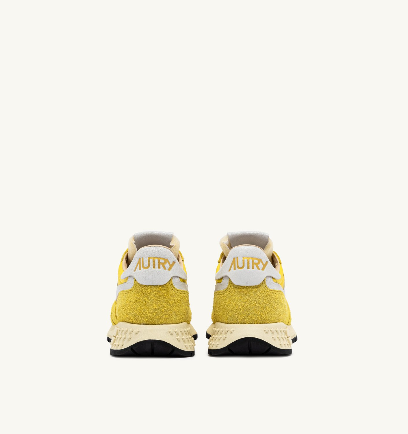 REELWIND LOW SNEAKERS IN BUTTERCUP NYLON AND SUEDE - 3