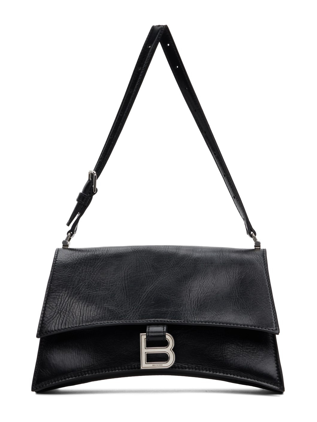 BALENCIAGA Black Crush Small Sling Bag ssense REVERSIBLE