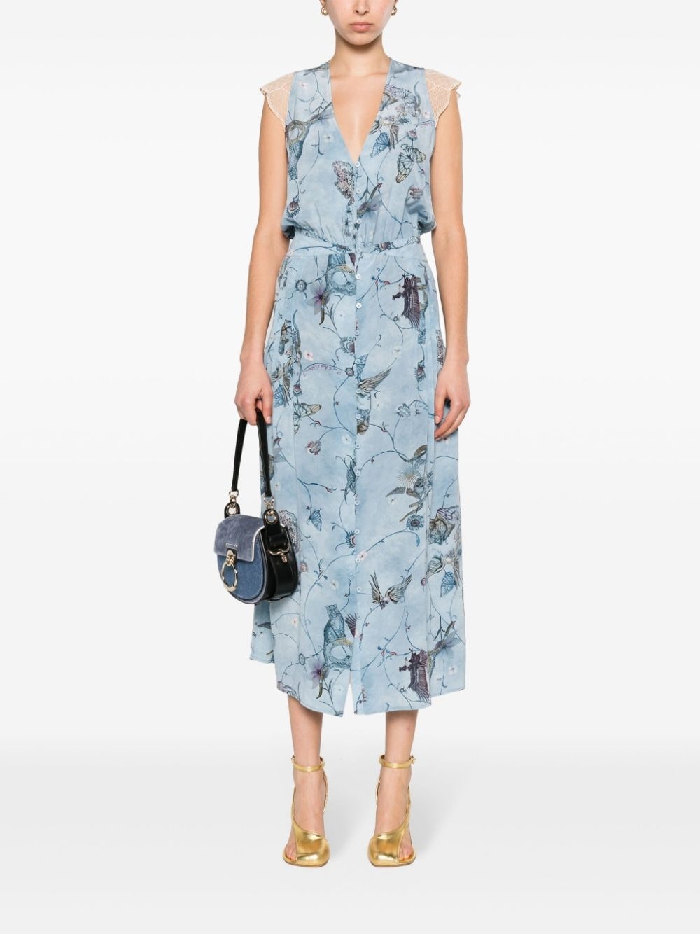 Rolanys silk midi dress - 2