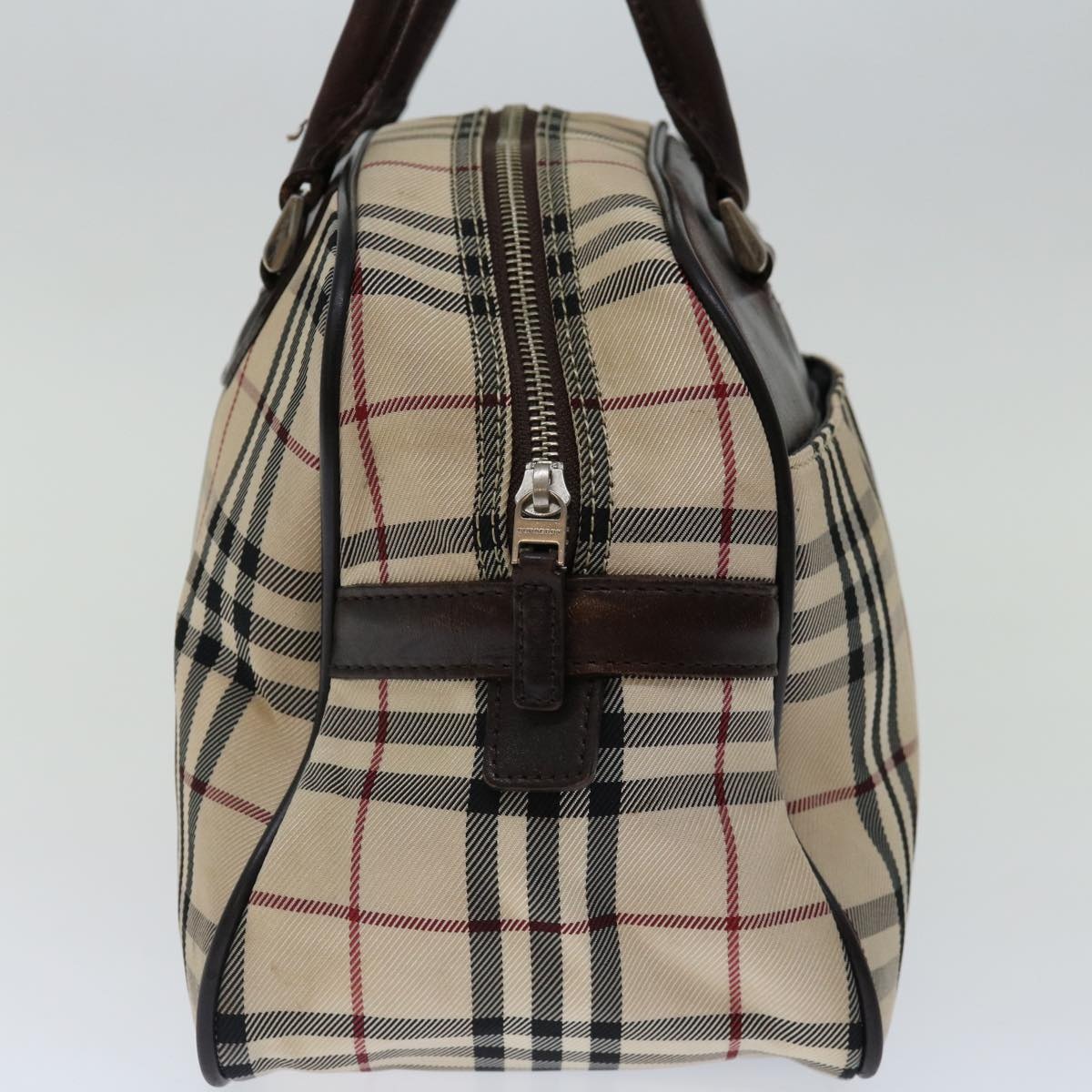 Burberry Nova Check Hand Bag Nylon Beige - 3