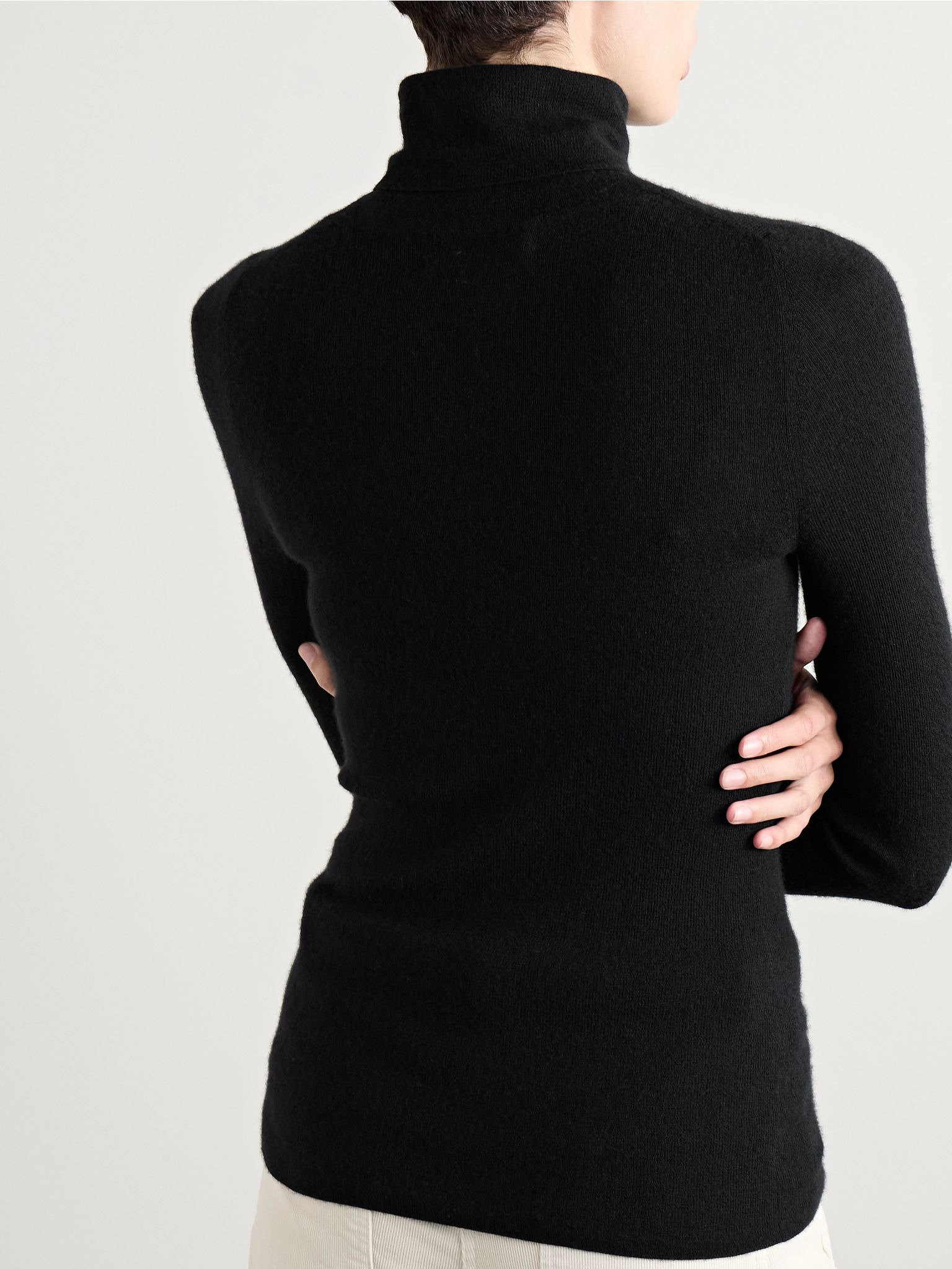 Lynnette cashmere turtleneck sweater Black - 4